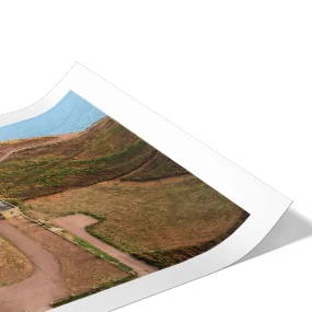 Papier d'art seul avec marge blanche